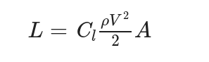 NASA Lift Equation formula